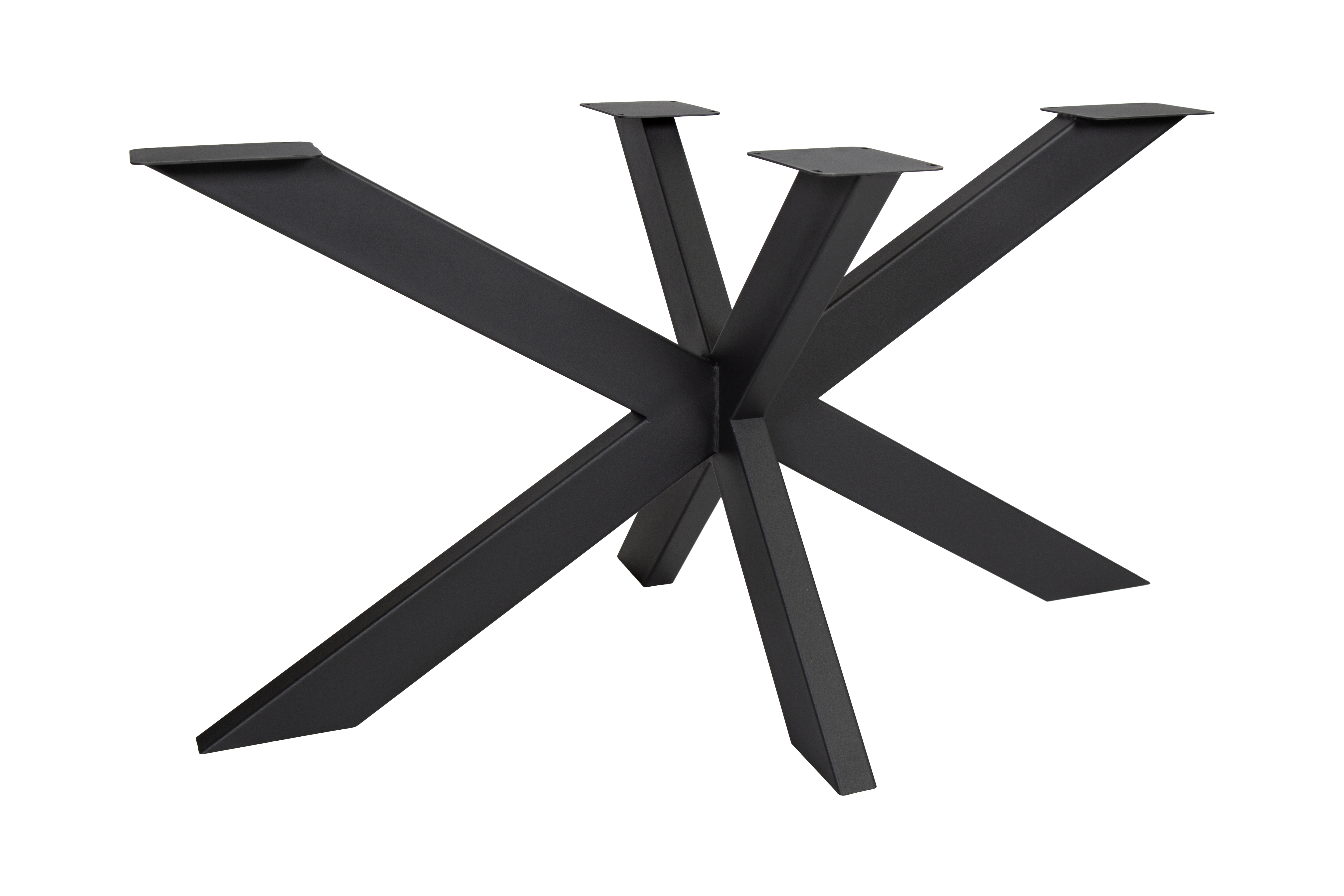 Pied de table model aragnée 140 H71 140X80cm 50X100mm noir