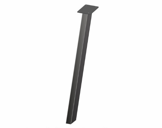 Pieds de table model 3 H71 100X40mm 40X80mm 4pcs noir