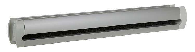 Renson akoestisch alu deurrooster Silendo geanodiseerd alu natuur 425x48mm 