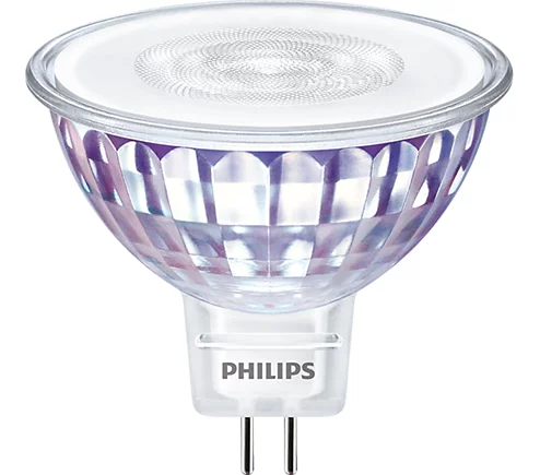 Philips LED Spot 50W GU5.3 blanc chaud