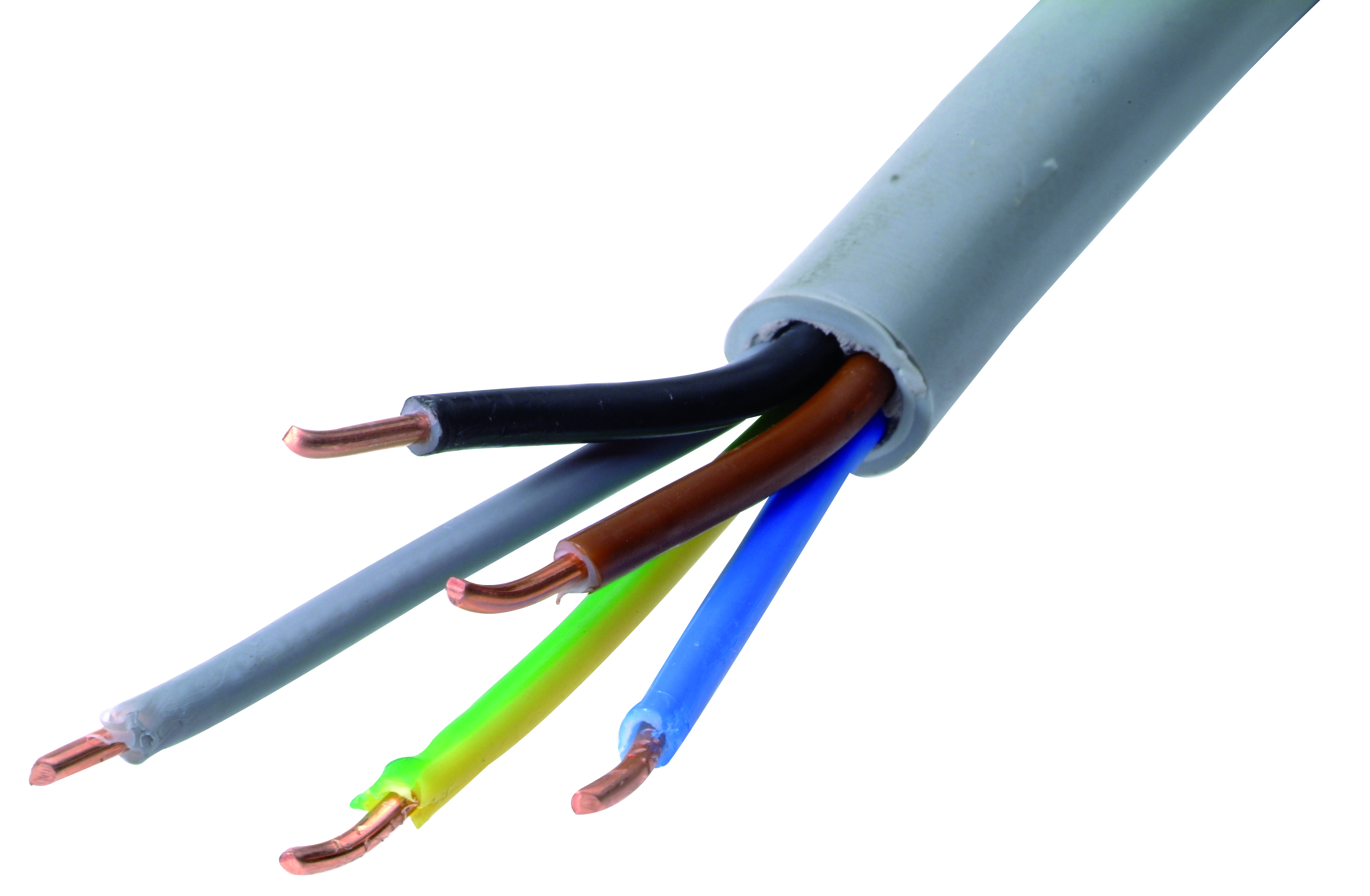 XVB CCA 5G2.5 GRIJS HASPEL - OP AFSNIJDING