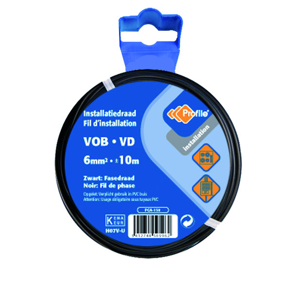 VOB 6MM NOIR 10M BLISTER