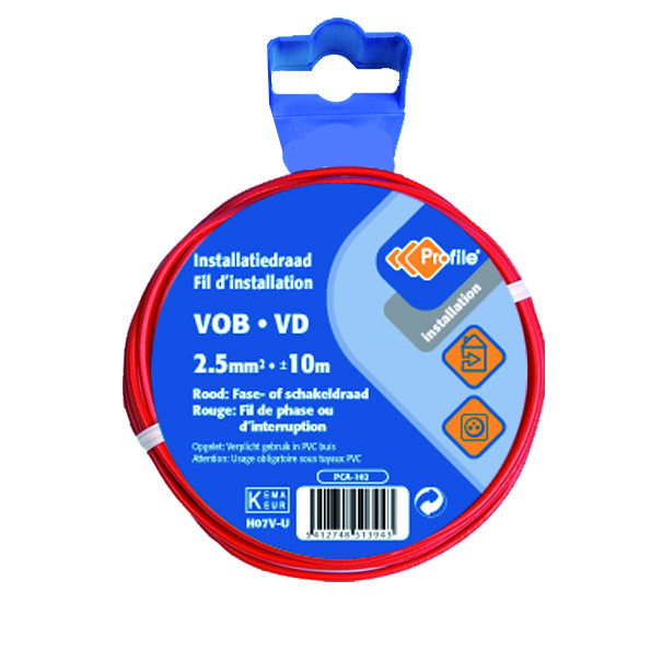 VOB 2.5 ROUGE 10M BLISTER