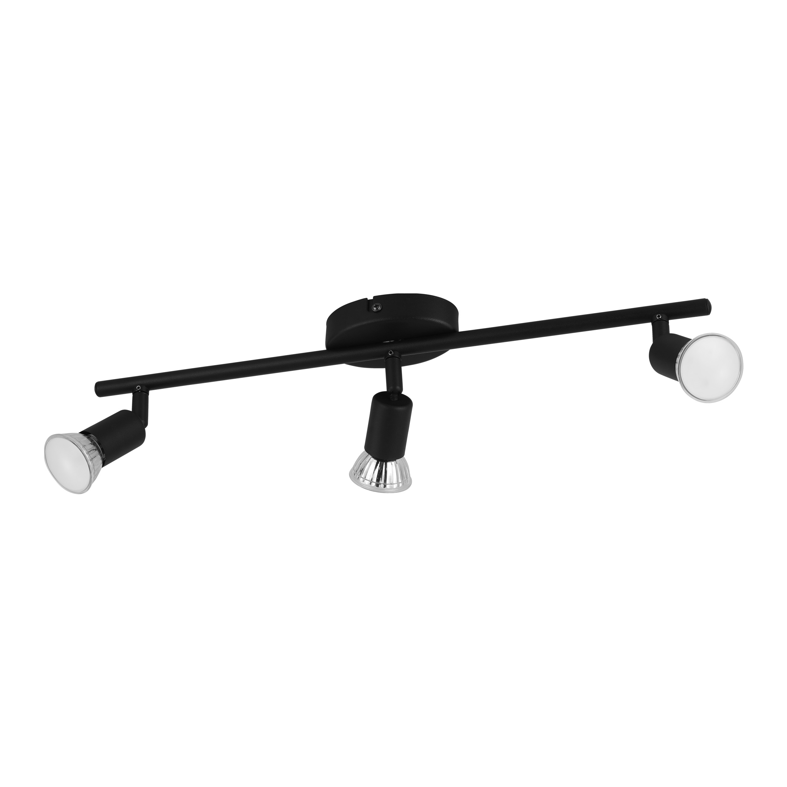 Buzz-LED spot 3x2.8W acier noir