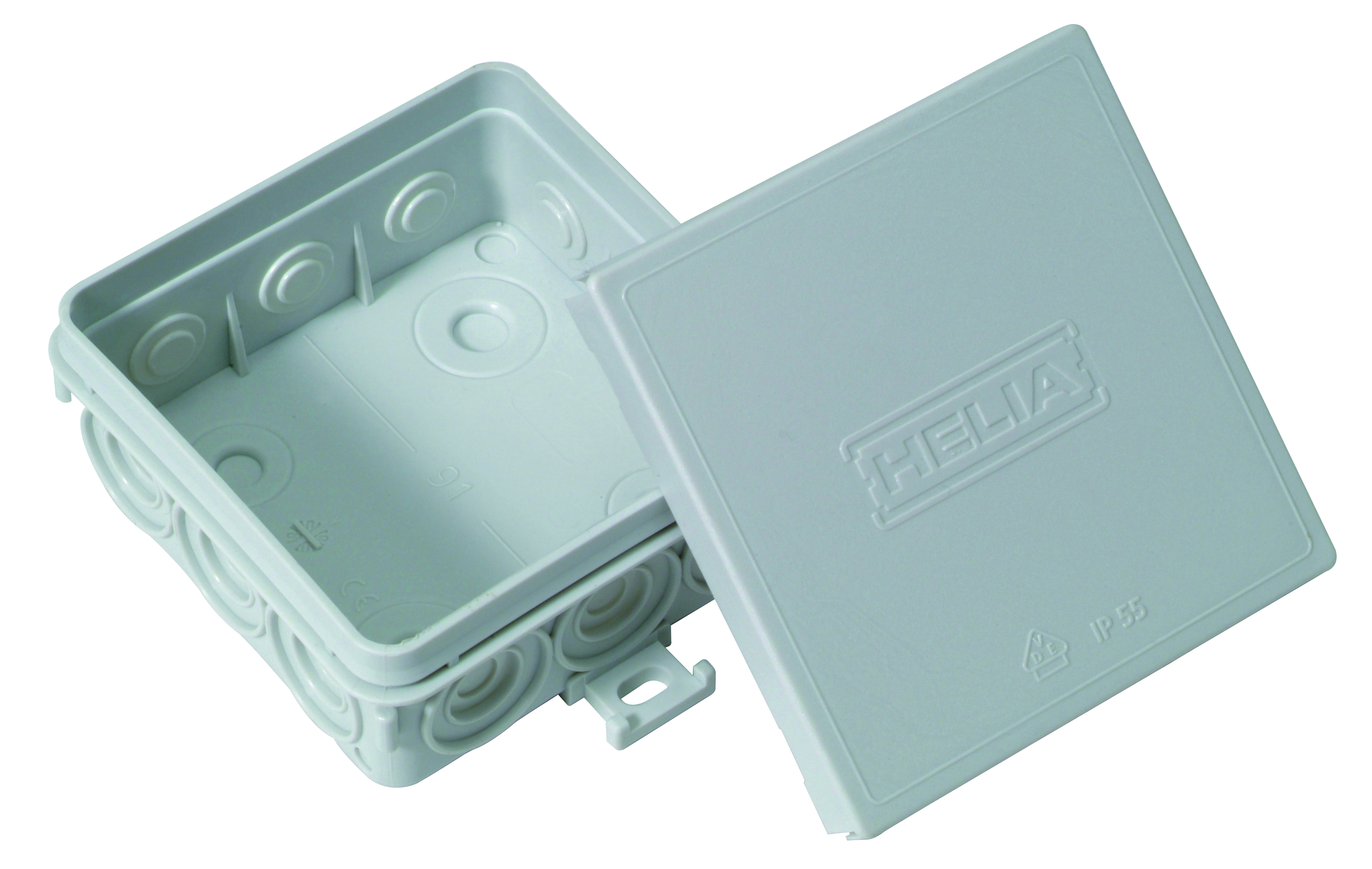 Helia 55 boîte de dérivation 85x85x37mm