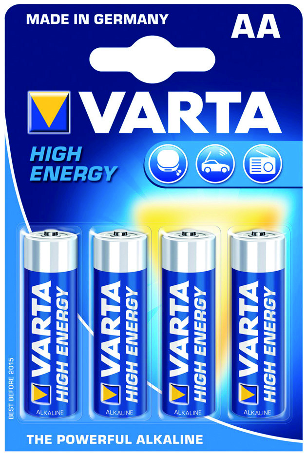 Varta Pile Longlife High Energy AA 1.5V  (4 pcs)