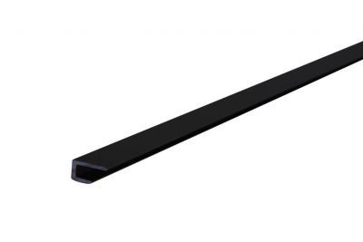 Composiet paneel afwerkingsprofiel zwart 1220x6x3mm