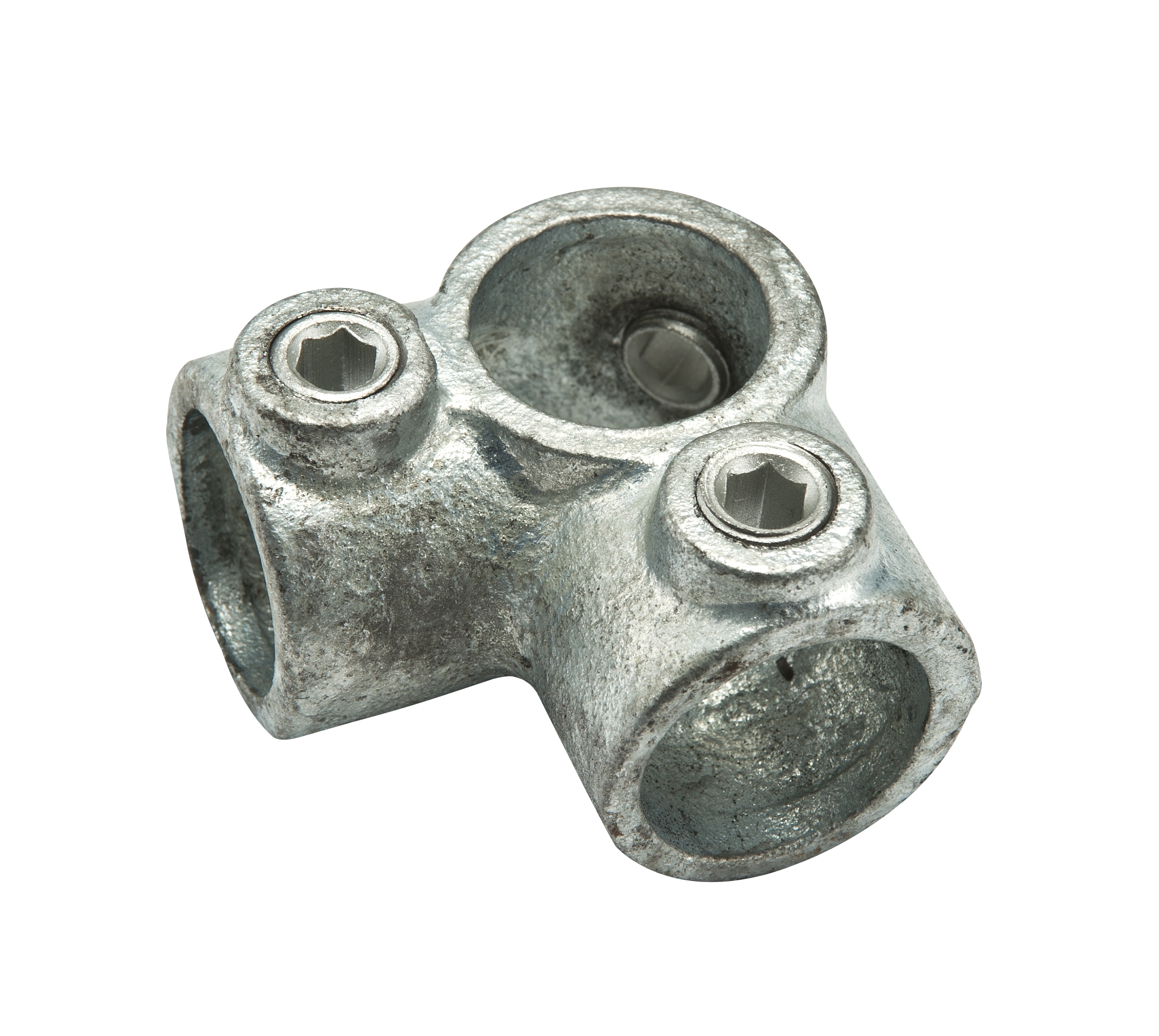 Steigerbuis koppelstuk diam 28mm hoek/kruis