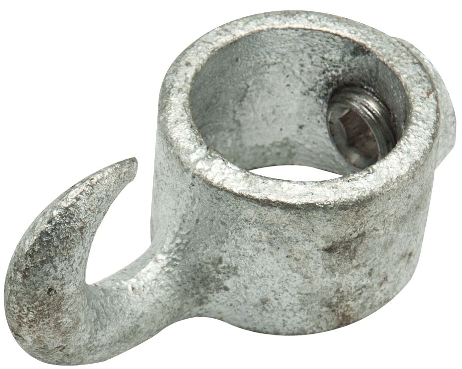 Steigerbuis koppelstuk diam 28mm haak scherpe punt