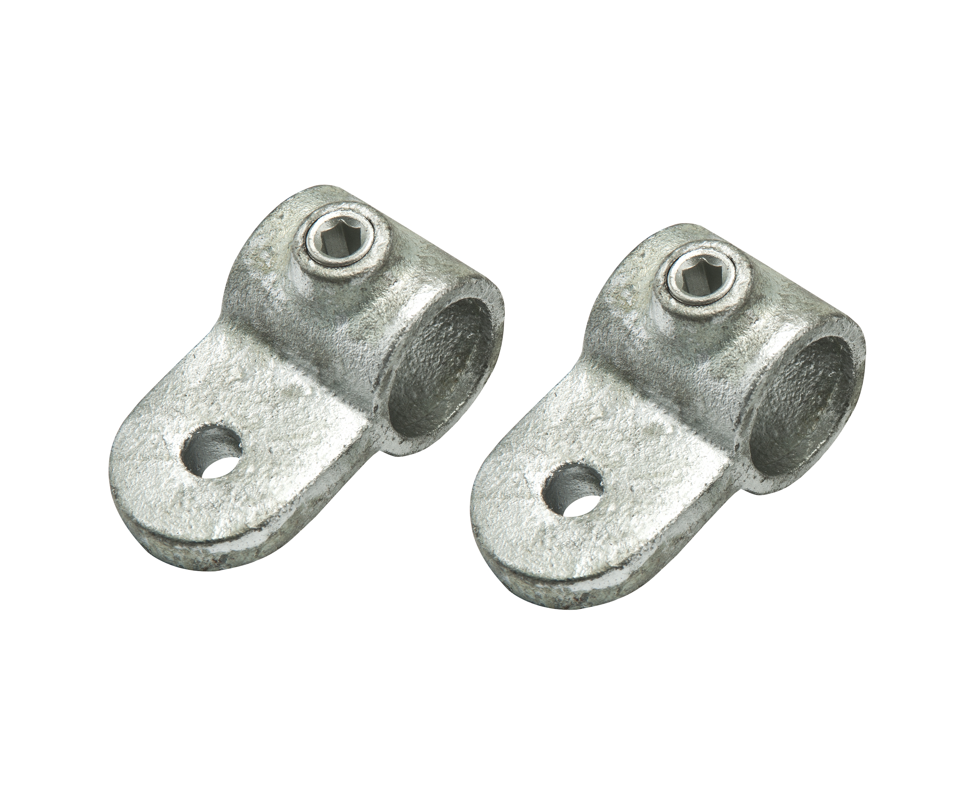 Steigerbuis koppelstuk diam 28mm plaatbevestiging enkel (1 stuk)