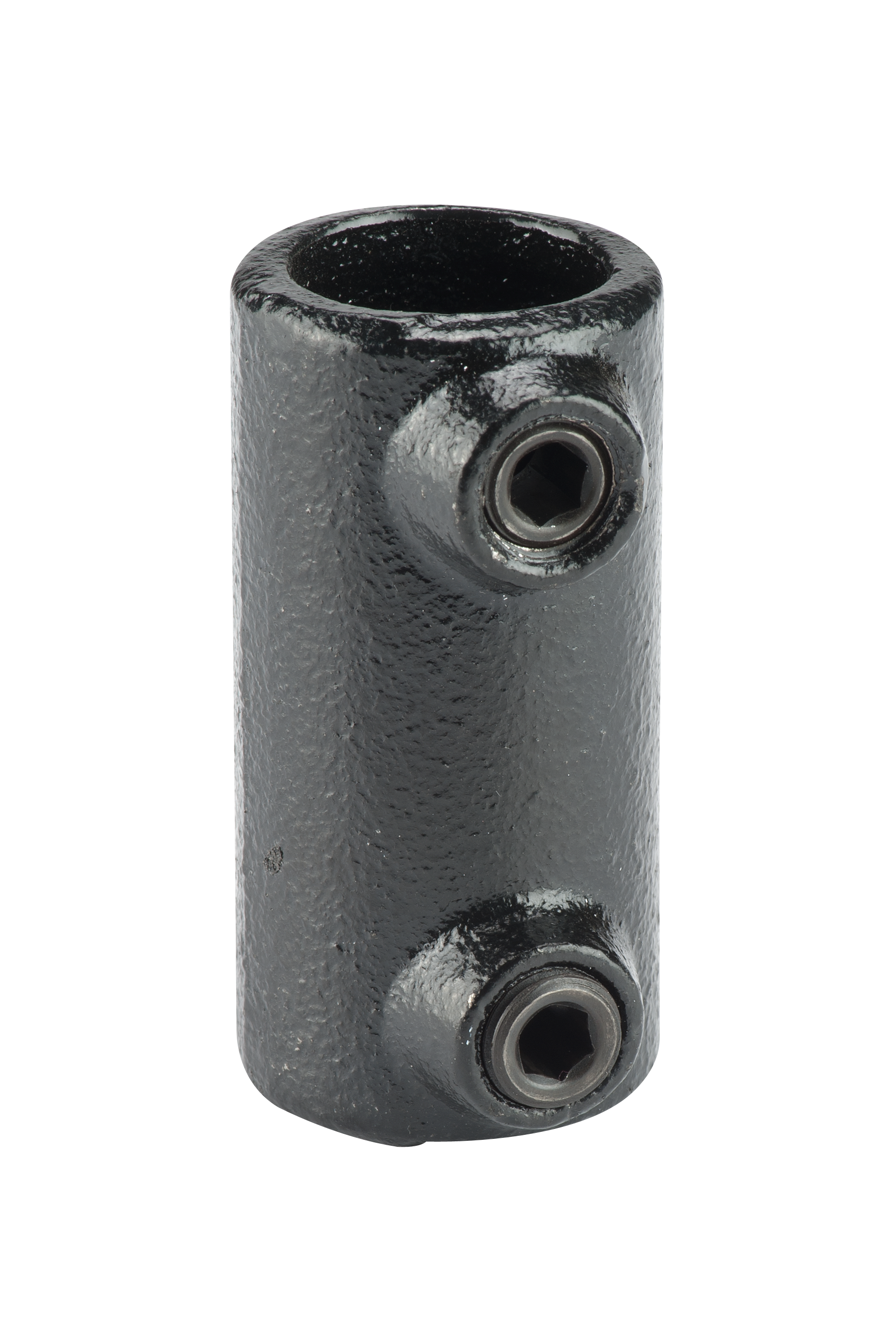Steigerbuis koppelstuk zwart diam 28mm koppelverbinding (MOF)