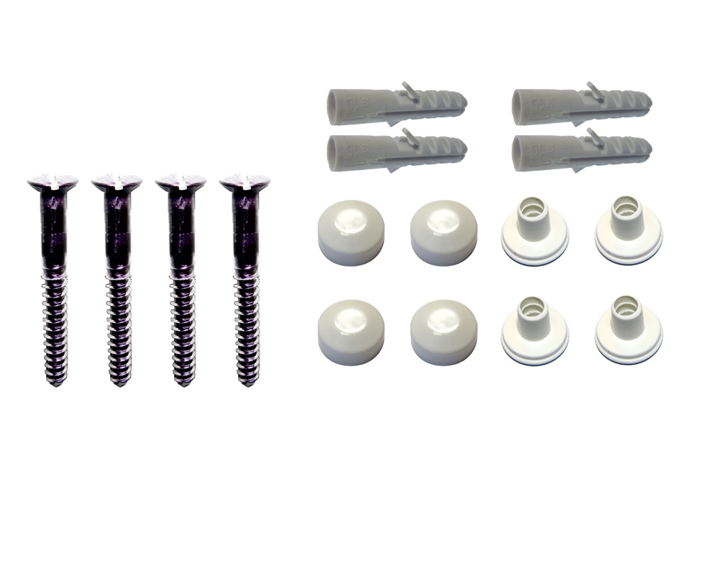 1 Jeu de fixation pour toilet 4 pièces - 7 cm