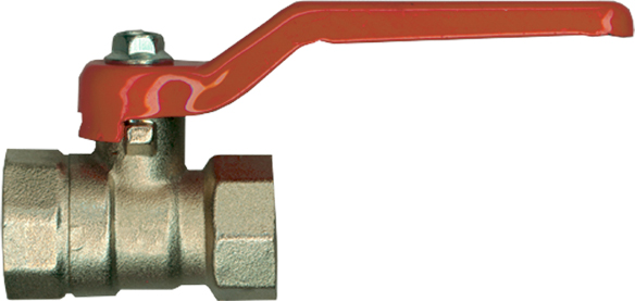 1 Vanne à boule 1/2" FF - laiton