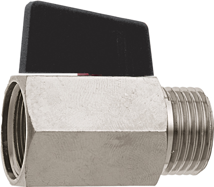 1 Vanne à boule mini 1/2" FM - laiton