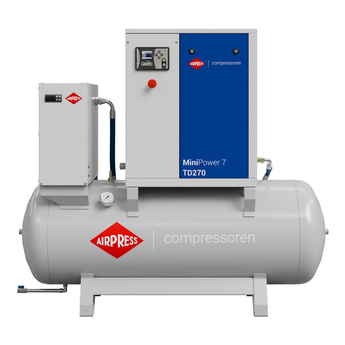 Airpress Schroefcompressor Minipower 7 TD270 7.5PK 5.5KW