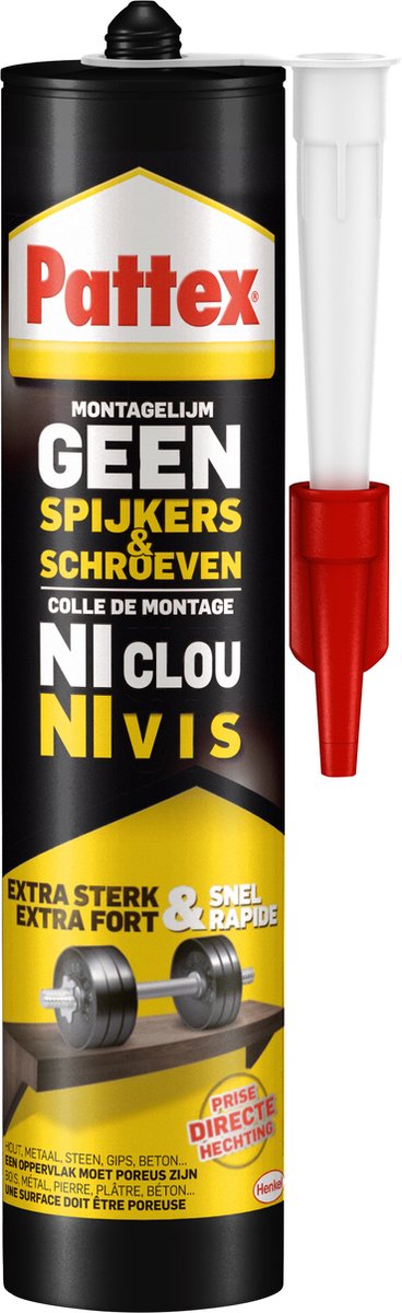 Pattex Ni Clou & Ni Vis Original Blanc 400g