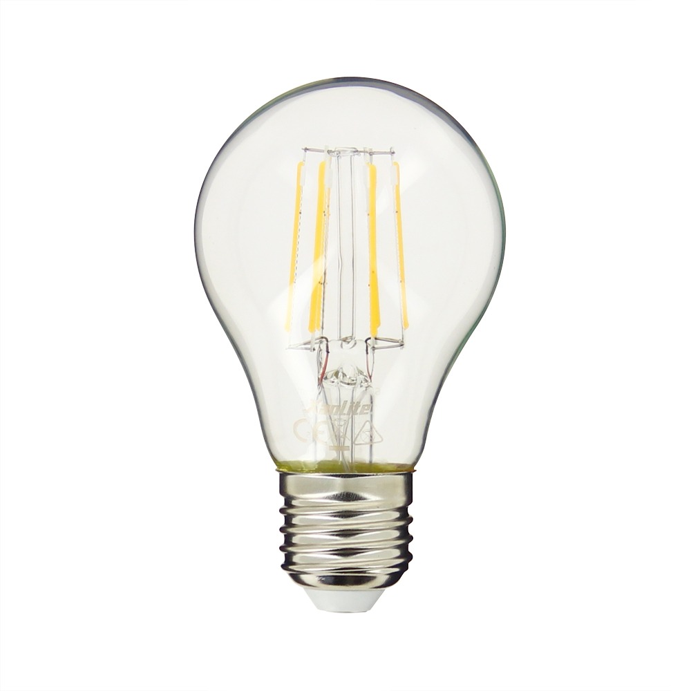 Xanlite LED filament lamp A60 transparant E27 - 700 lm (=55W) - 2700k - zeer warm wit licht
