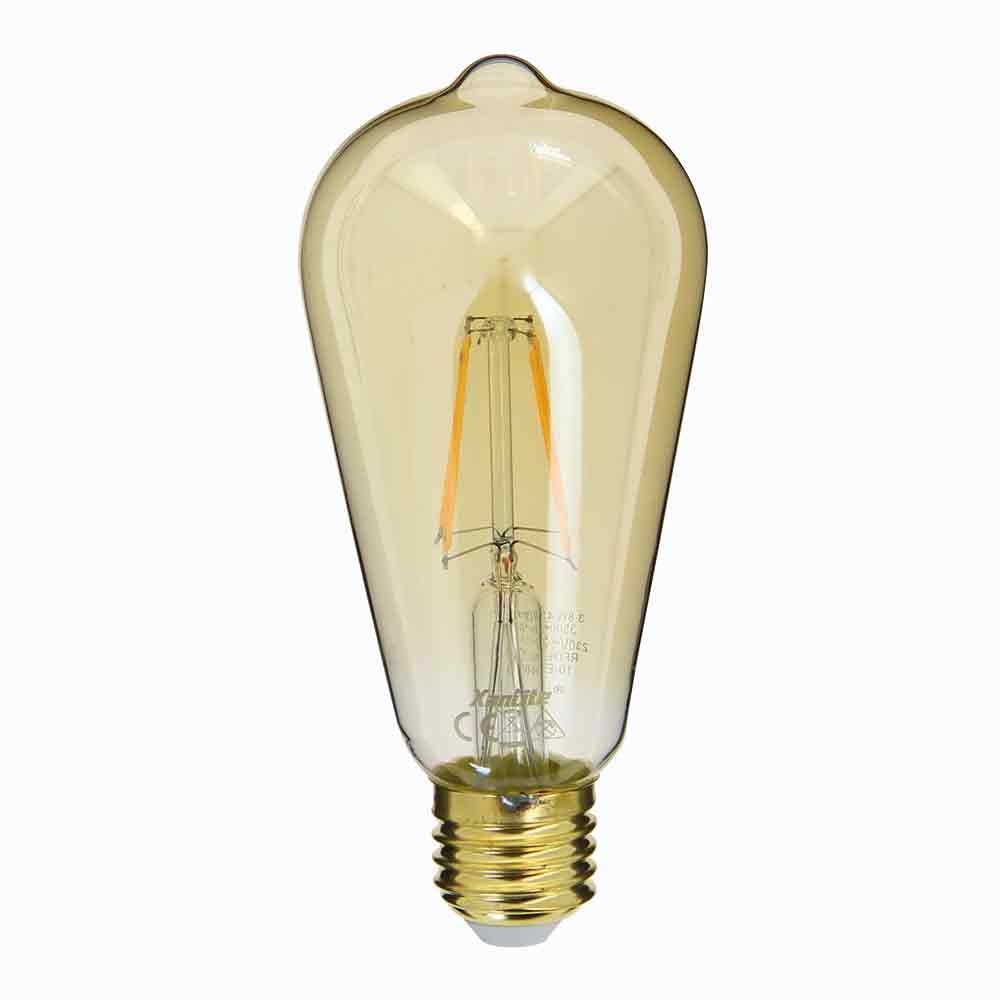 Xanlite LED filament lamp ST64 edison amber E27 - 340 lm (=30W) - 1800k - zeer warm wit licht licht