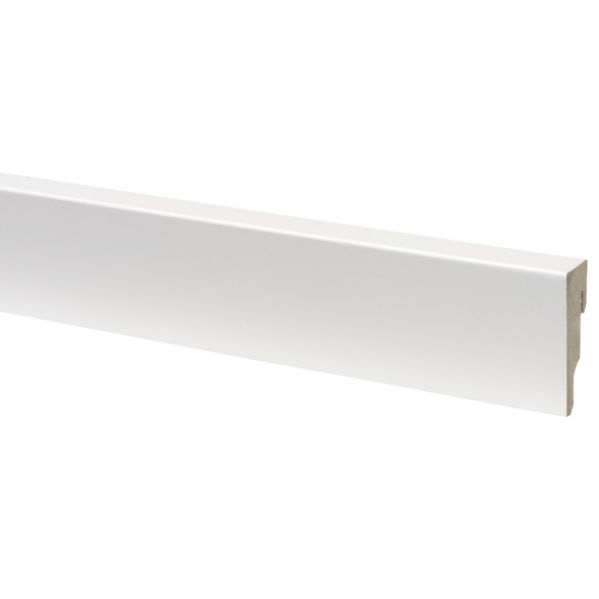 Cando plint cubic 19x58mm 240cm wit mat