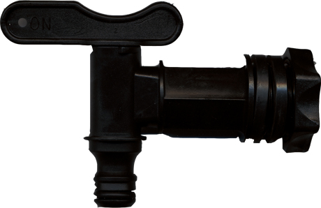 1 Regentonkraan met Gardena-aansluiting 3/4" M - PP