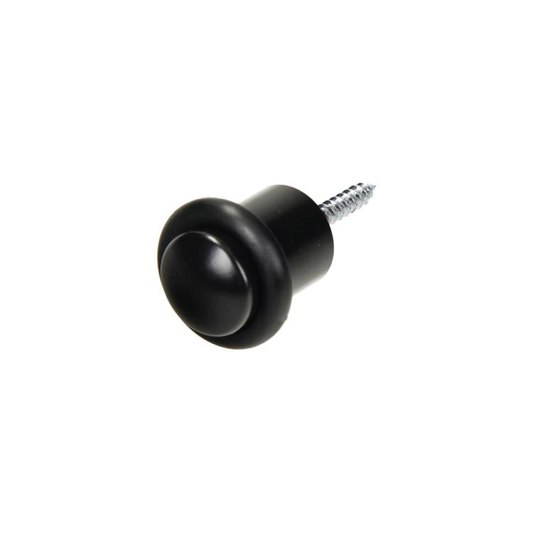 DEURSTOP CILINDERMODEL zwart Ø20 h30mm 4st/pcs