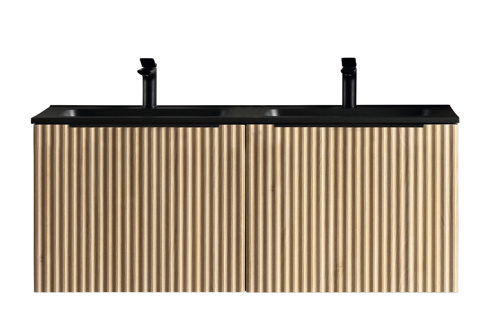Xellanz Ribbella onderkast met 2 laden 2 uitsparingen 120 x 45 cm naturel eik