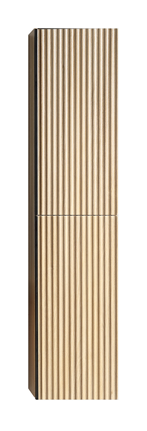 Xellanz Ribbella kolomkast met 2 deuren 160 x 36 x 30 cm naturel eik