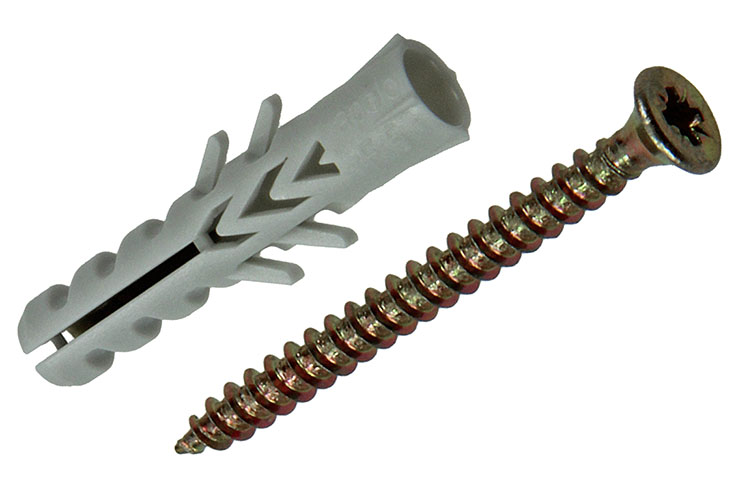20 CHEVILLES NYLON F+SPS 5MM+ VIS 502615