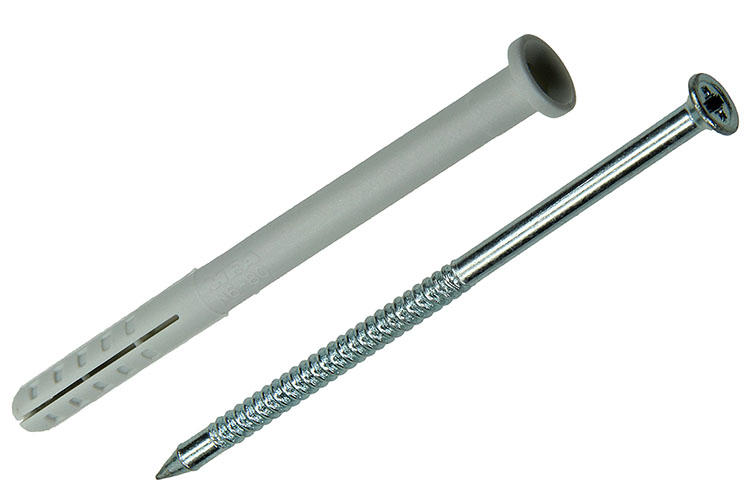 10 CHEVILLES A CLOUER NYLON NP502662 6X80MM