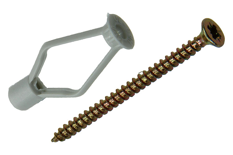 20 CHEVILLES MURS CREUX HR+SPS6MM+VIS 502702