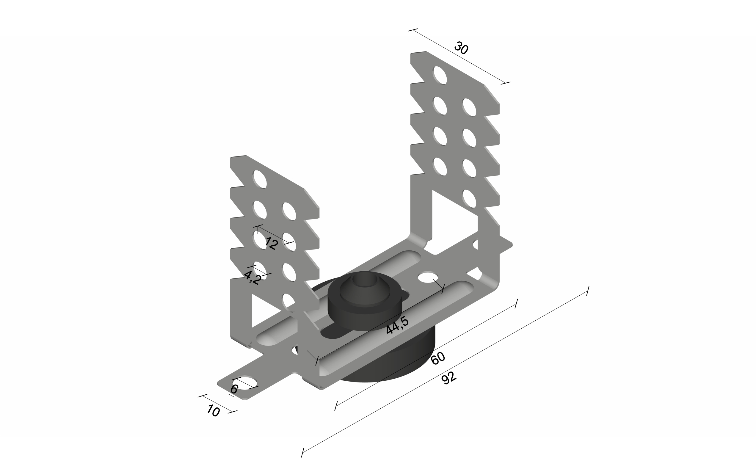 Support de montage - Suspente universelle PU60/125