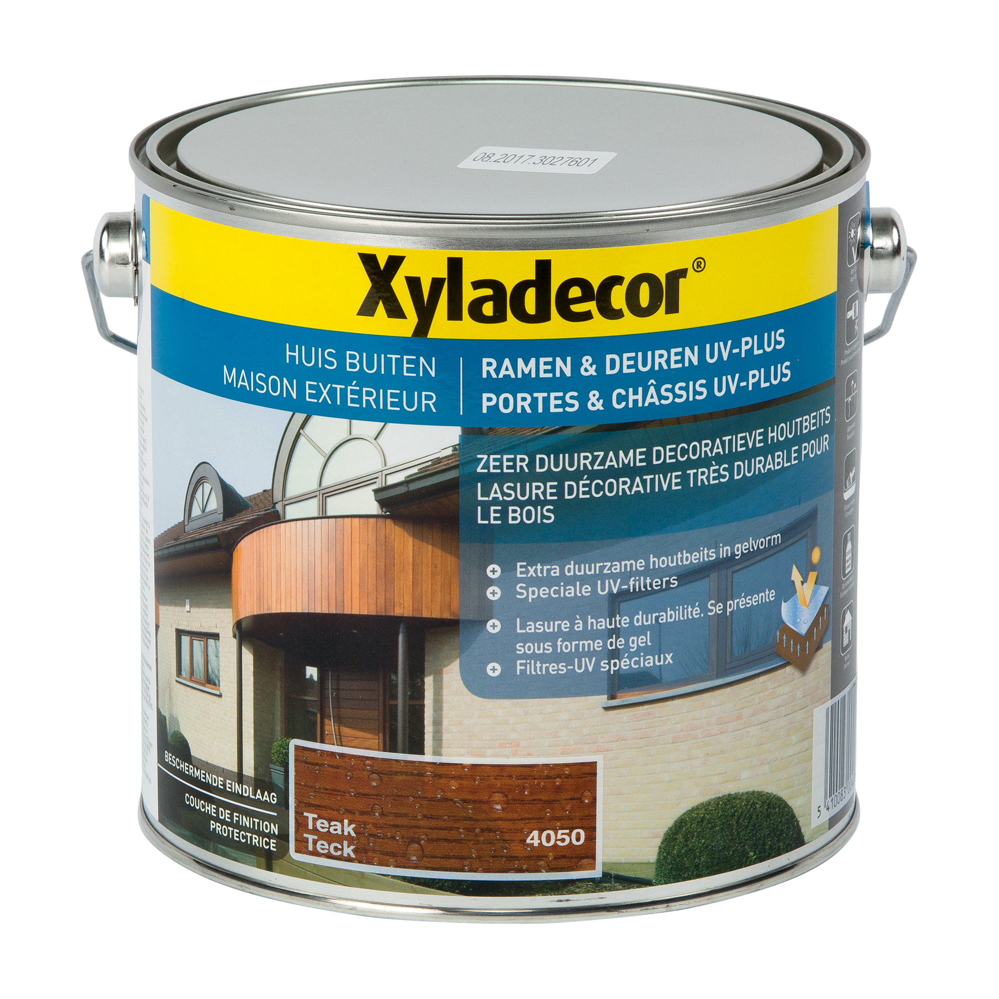 Xyladecor Ramen & Deuren UV-Plus Houtbeits Teak 2,5l