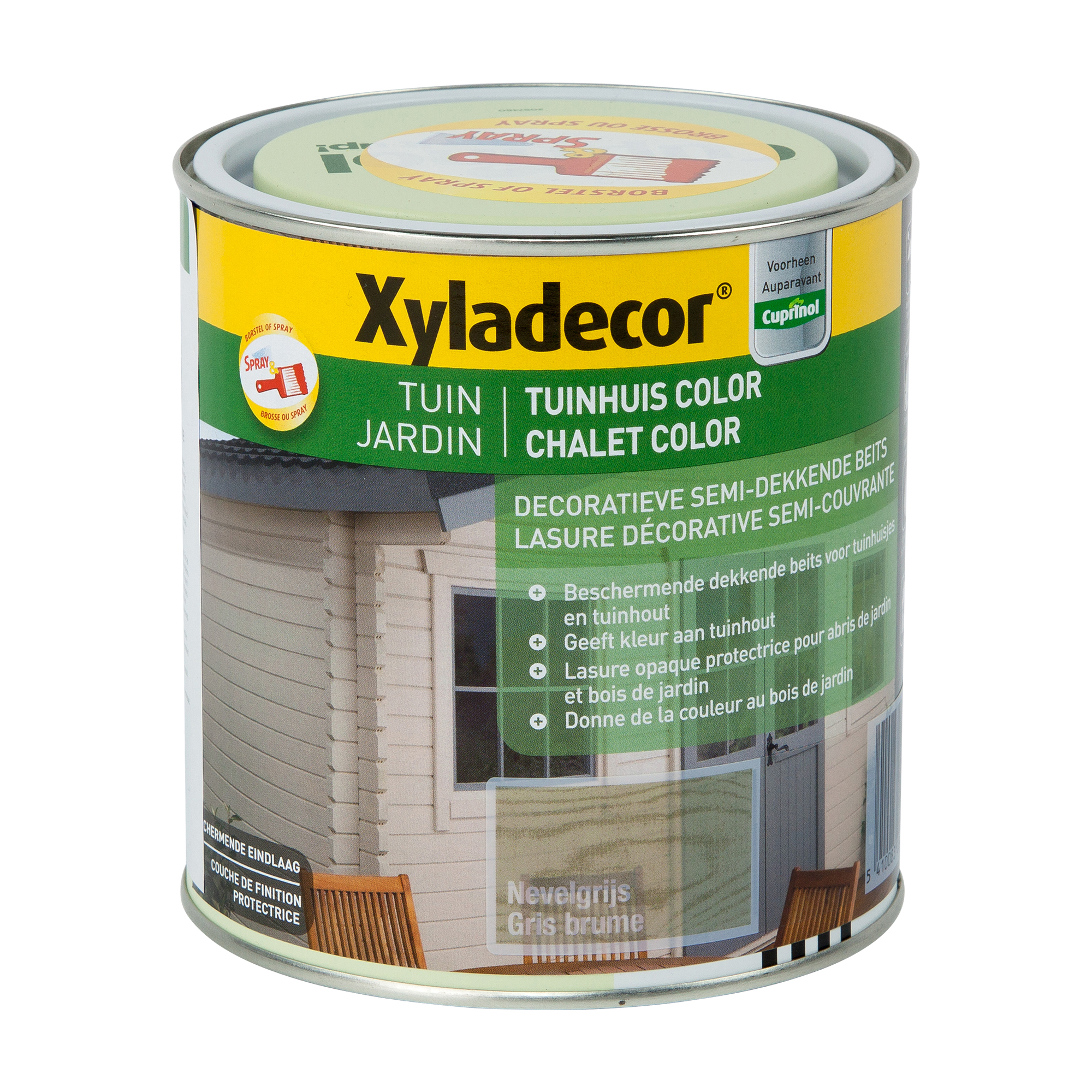 Xyladecor Chalet Color Gris Brume 1l