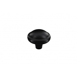 Bouton fer fondu "Snowdon" Ø38 mm noir
