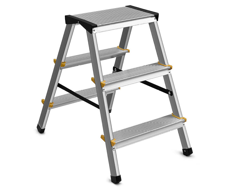 Steppy escabeau aluminium 2x3 marches