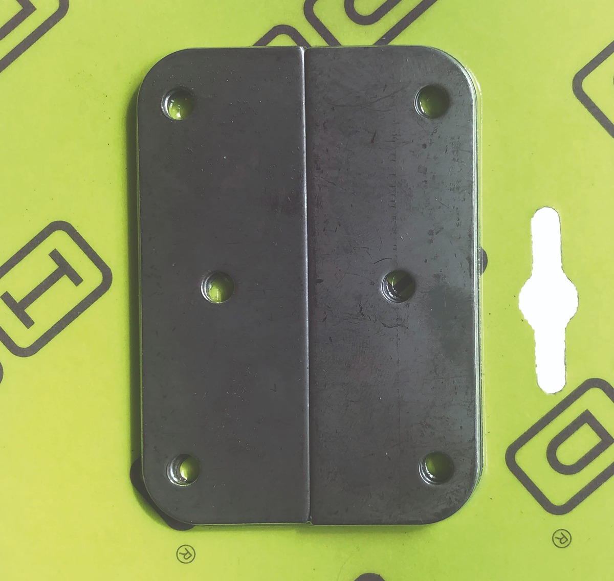 Paumelle Skin HDD Adaptor Plaque 1mm Inox Par 6 Pièces