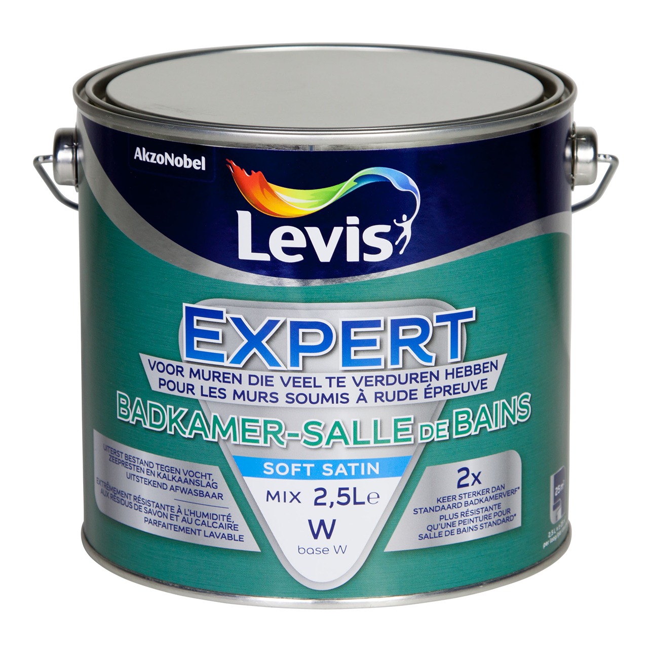 Levis Expert Badkamer Soft Satin Mix Base W - 2.5l