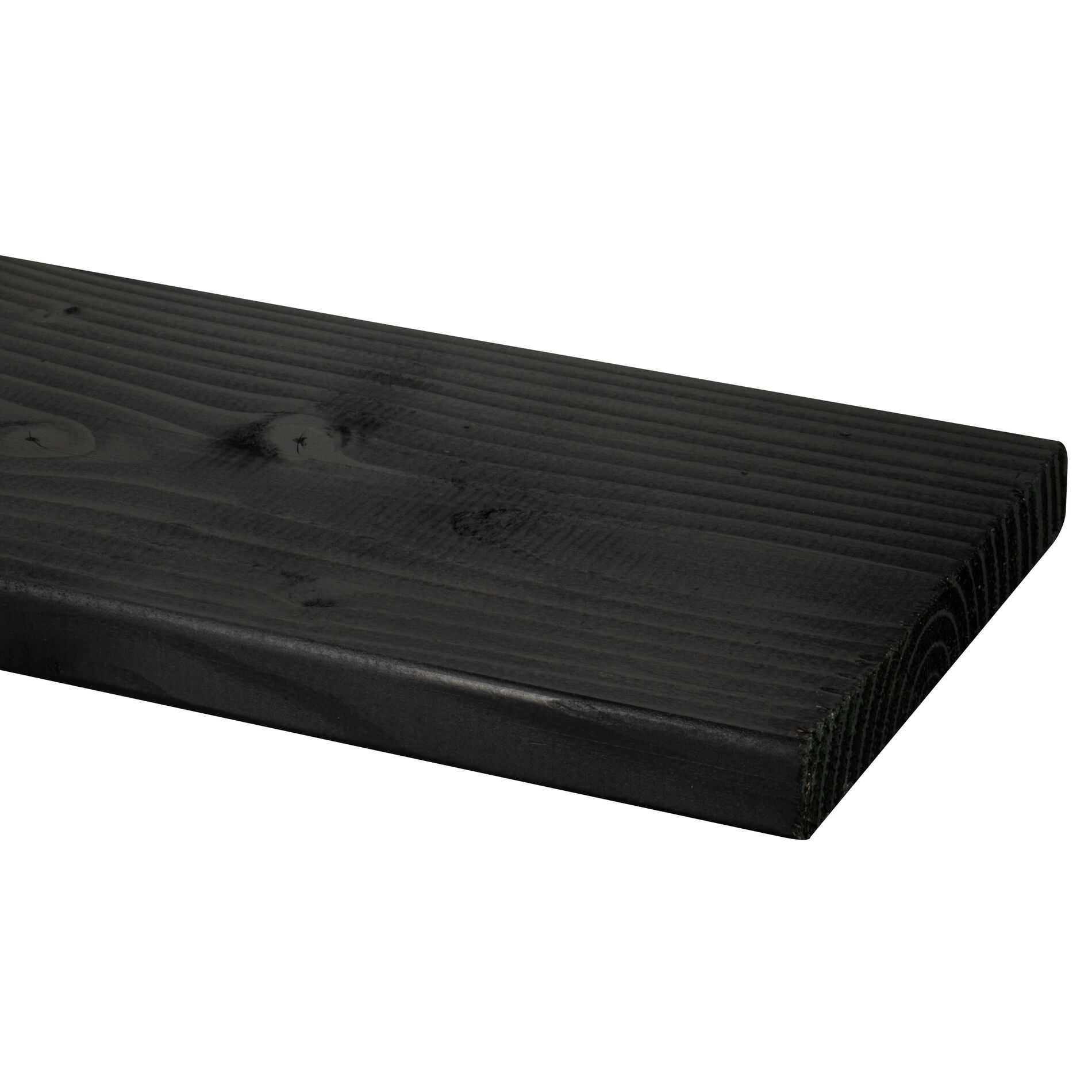 Steigerplank Douglas carbon zwart 26x190mm - 250cm