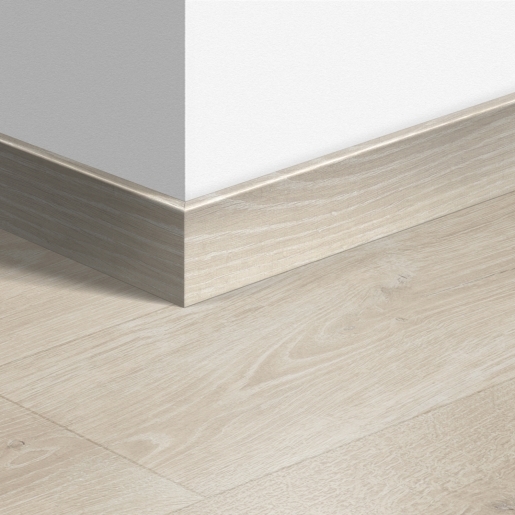 Quick-Step sol stratifié - Plinthe parquet 3547 Chêne des Bois gris clair - Pack 6 pièces