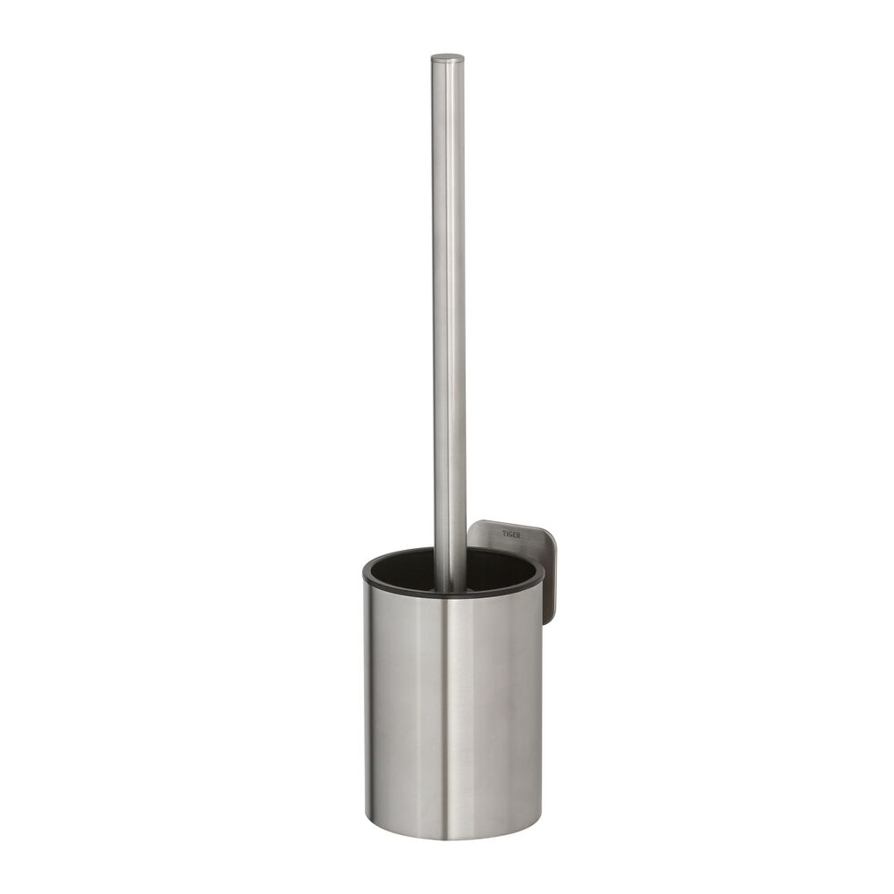 Tiger Colar Brosse WC avec support Acier inoxydable brossé