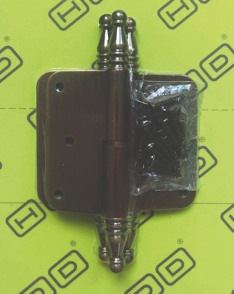Paumel Skin HDD 80x80x2,5mm Vaas Brons Rechts (3 stuks + vijs)
