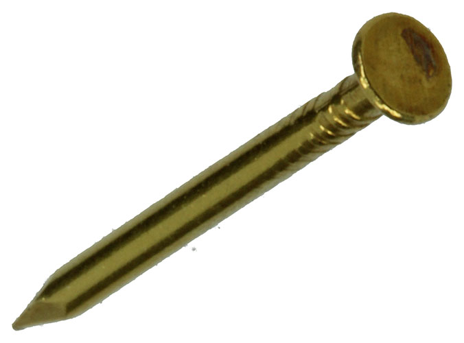 NAGEL PLATTE KOP MESSING 20GR 1,5X20MM