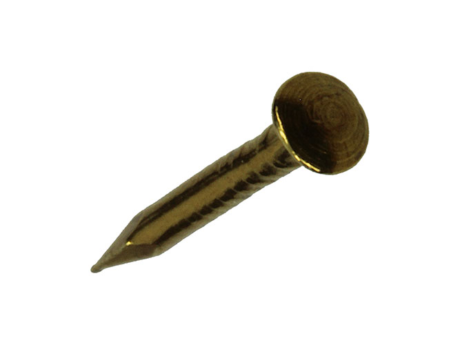 POINTE TETE BOMBEE LAITON BRUT 20 GR 1,2 X 12 MM