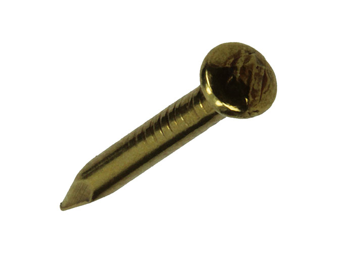 POINTE TETE BOMBEE LAITON BRUT 20 GR 1,5 X 15 MM