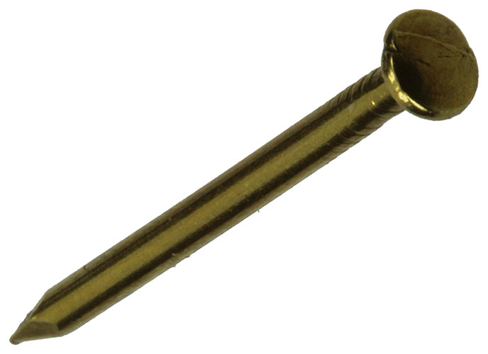 POINTE TETE BOMBEE LAITON BRUT 20 GR 1,5 X 25 MM