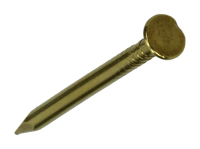 POINTE TETE PLATE LAITON BRUT 100 GR 1,5 X 20 MM