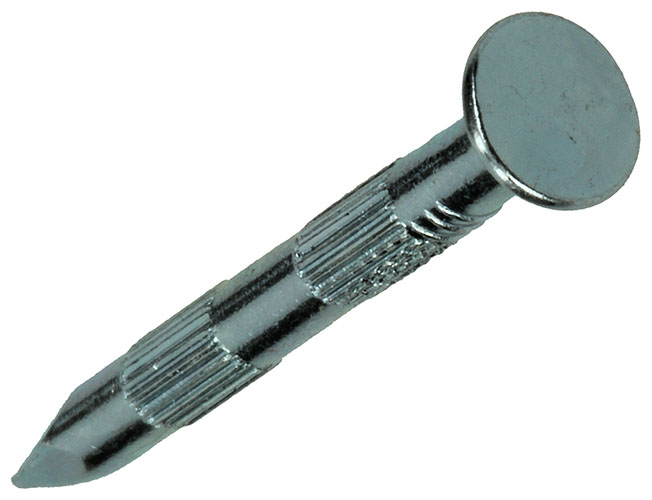STALEN RIBNAGEL, VERZONKEN KOP, STAAL GEHARD + VERZINKT 65 STUKS 2,7X30MM