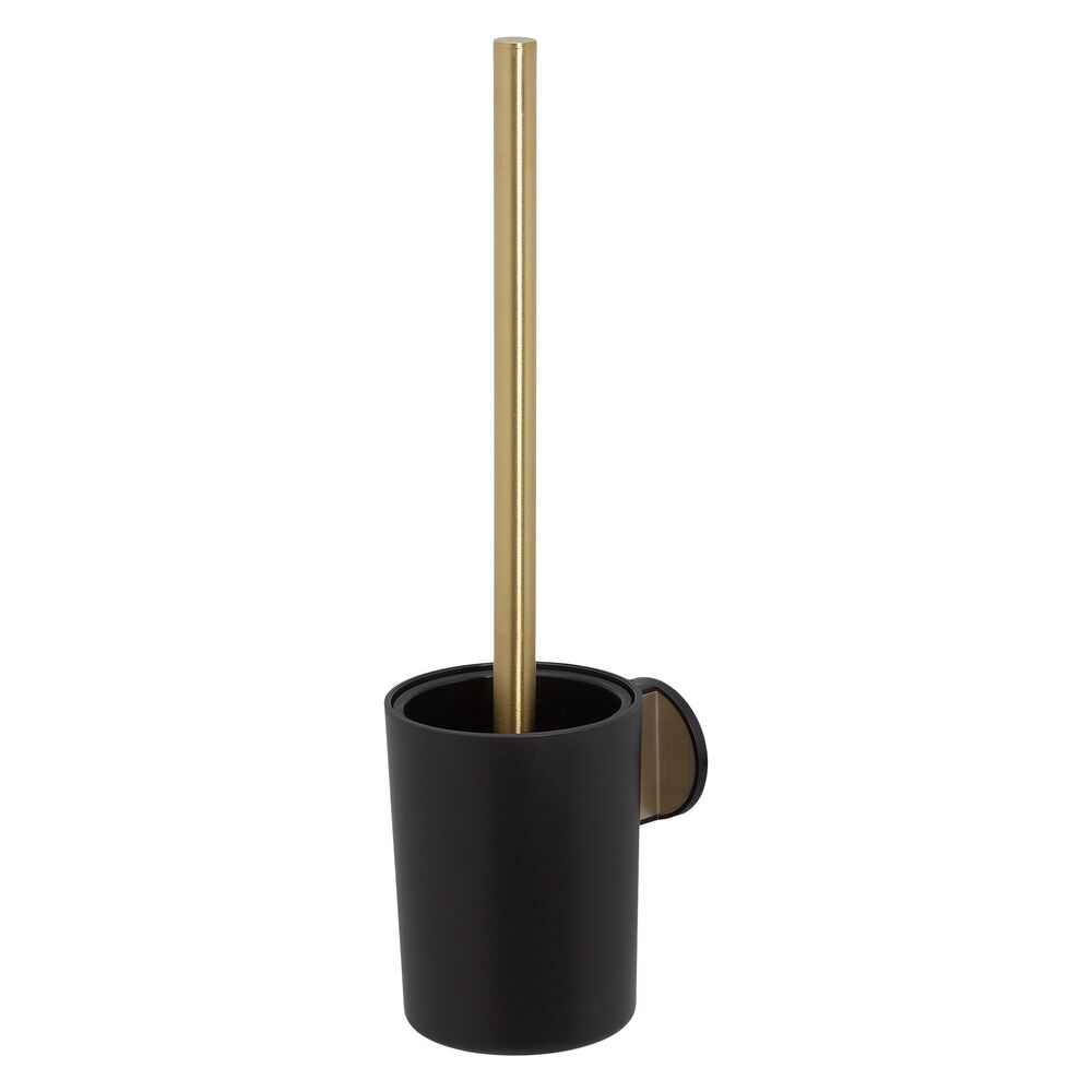 Tiger Tune Brosse WC avec support Laiton brossé / Noir