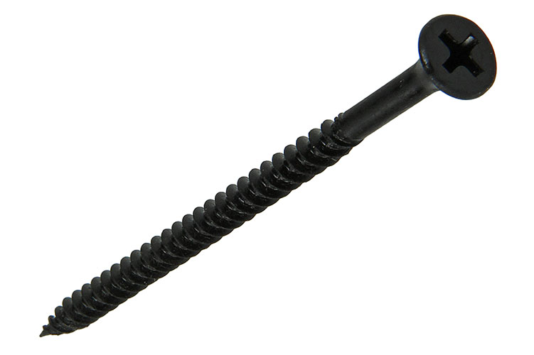 GIPSPLAATSCHROEF ZWART GEFOSFATEERD 12 STUKS 4,2X65MM