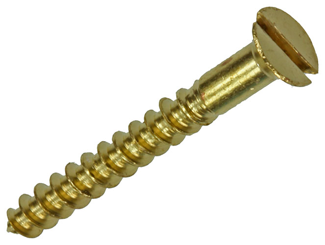 VIS A BOIS TETE FRAISEE LAITON11 PC 3,0 X 25 MM